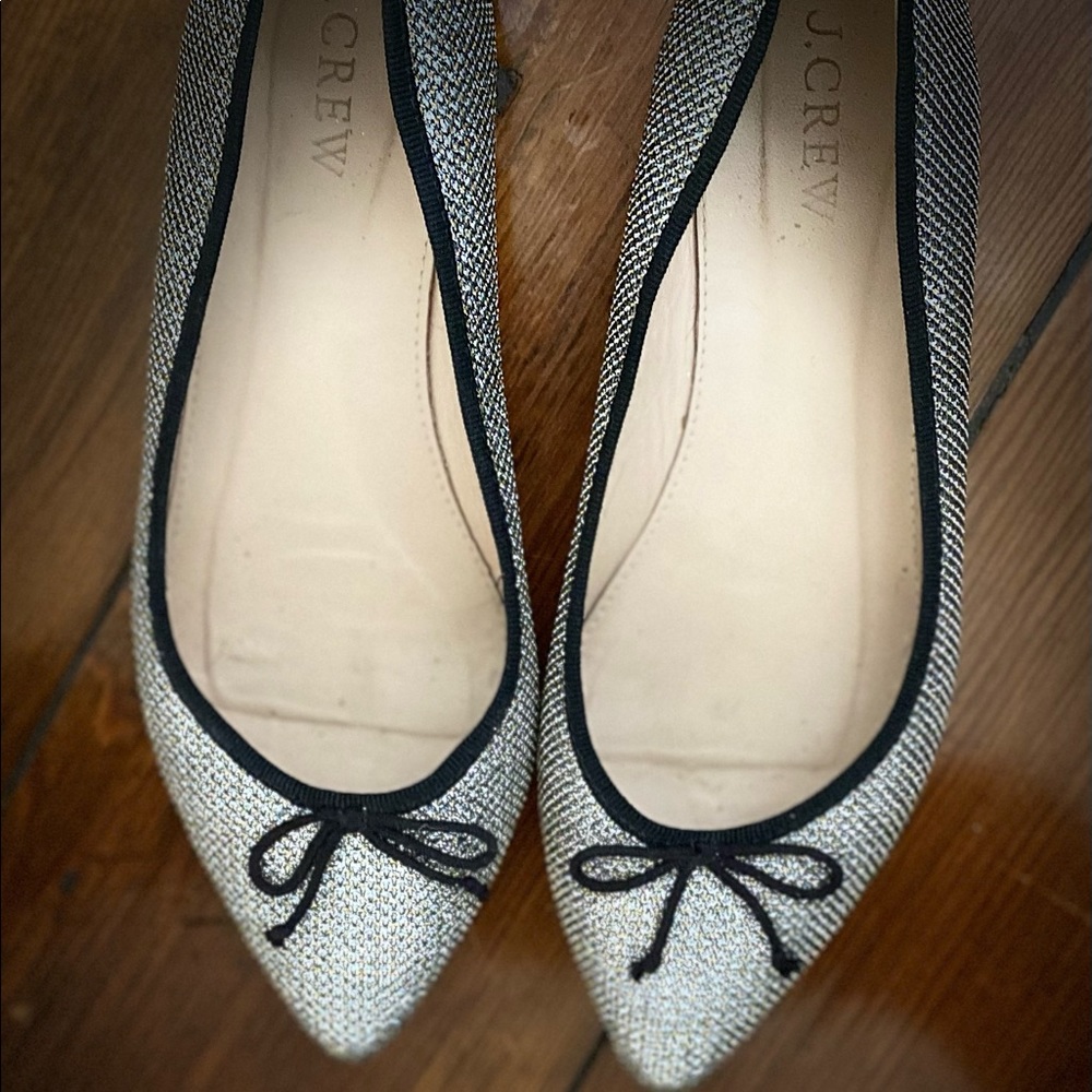 Jcrew Pointy Toe Party Flats - image 2